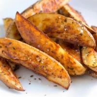 Potato Wedges · Made of Potato, flour and oil with seasoning