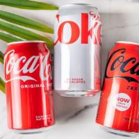 Canned Soda · options: coke, diet coke, coke zero