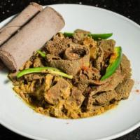Kikil / Lamb Stew · Lamb, ginger, garlic, onion, sweet basil, turmeric and fresh green chili.