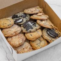 Classic Dozen · This box includes: 3 Chocolate Chip, 3 Cookiez n' Cream, 3 Snickerdoodle, and 3 Peanut Butte...