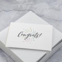 Congratulations! 12 Pack with Card · 1 dozen assorted cookies, 1 customized card 1 customized gift box. Leave your message in the...