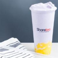 Taro Ice Blended with Pudding · Non-caffeinated.
