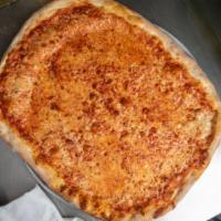 Vegan Cheese Pizza Large (18'' diameter) · NY-style, thin crust. TOTALLY VEGAN!! You can order it plain for a taste of old-school NY or...