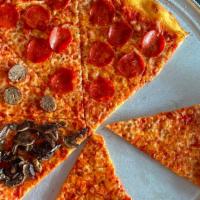 Toppings (Vegan Medium, Per Topping) · Choose from: Mushroom, Sausage, Bell Peppers, Anchovy, Extra Cheese (all $3/ each on Medium ...