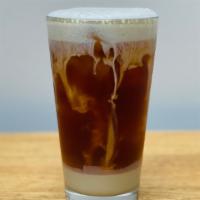 Mysterium · Housemade cold brew, condensed milk, whipped half and half