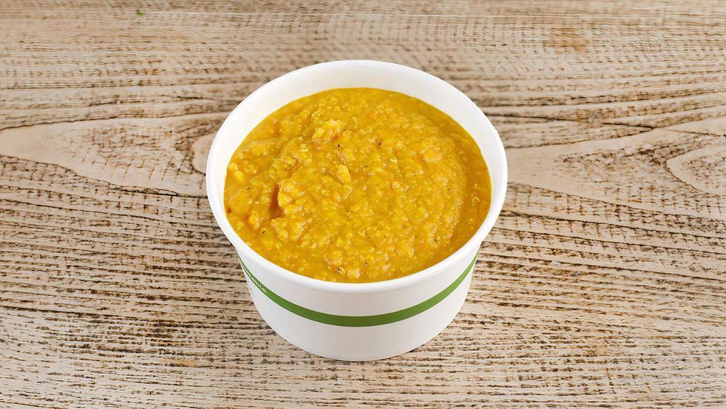 Homemade Lentil Soup · Red lentil, carrot, potatoes, vegetable oil and seasoning.