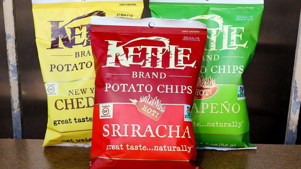 Kettle Chips · Salt or cheese