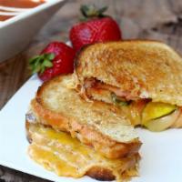 The Works · Mousetrap tm sandwich with bacon, tomatoes, and pickles. No modifications are allowed on thi...