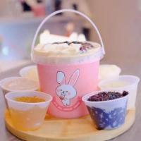 Mega Milk Tea · fix mega cup, can choose 3 toppings