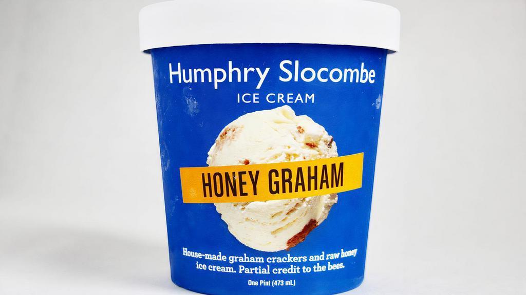 Honey Graham by Humphry Slocombe Ice Cream · By Humphry Slocombe Ice Cream. Raw blackberry honey ice cream with house-made graham crackers folded in. Contains gluten, dairy, and eggs. We cannot make substitutions.
