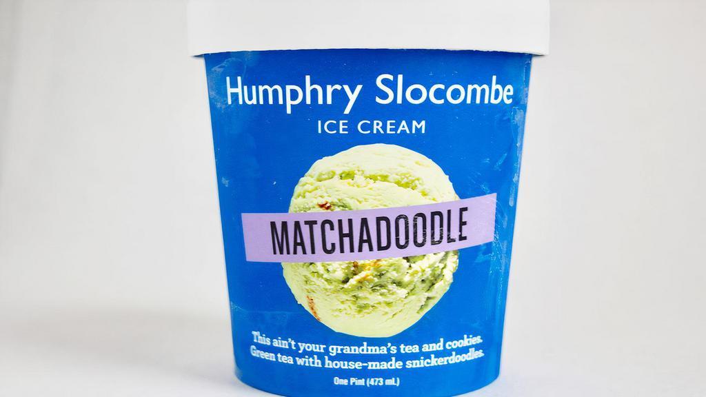 Matchadoodle by Humphry Slocombe Ice Cream · By Humphry Slocombe Ice Cream. Housemade snickerdoodle cookies and the best green tea from Kyoto come together for an incredible flavor combination. Contains gluten, eggs, and dairy. We cannot make substitutions.