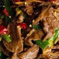 蒙牛饭 Mongolian Beef Over Rice · Spicy.