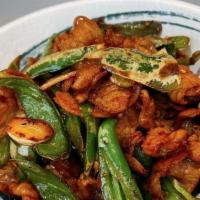 Stir-Fried Pork with Green Peppers · 辣椒炒肉