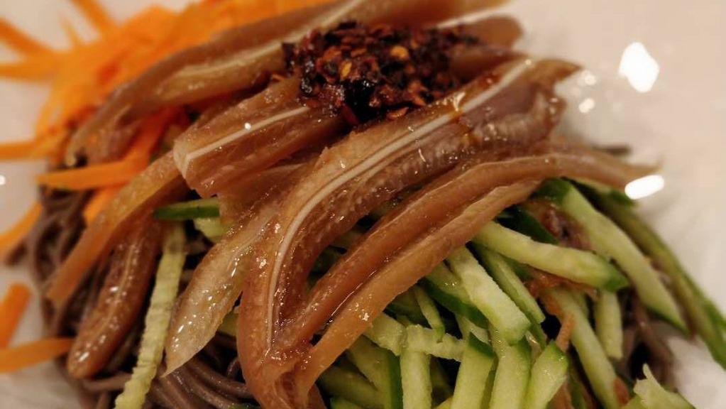 Cold Noodle with Spicy Sauce · Soba Noodle with Spicy Sauce and Pig Ear 
(summer Special)