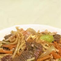  Beef Fried Noodle 牛肉炒麵 · 