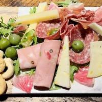 Antipasti for 2 · Our weekly selection of meats and cheese with local honey, Sicilian marmalade, olives, fruit...