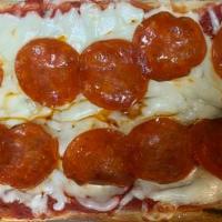 Create Your Own Pizza Bread · A sub roll topped with your choice of pizza sauce
or pesto sauce and mozzarella cheese.
Add ...