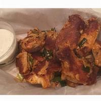 Arleth's Angel Wings · Grilled chicken wings, garlic,                                                Green Onions a...