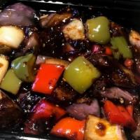 F1. Eggplant with Garlic Sauce · Spicy.