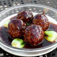 D7. Shanghai Style Stewed Pork Ball with Brown Sauce · 