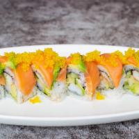 Dynasty Roll · Imitation crab. In: shrimp tempura, crab, avocado, cucumber; out: smoked salmon, avocado, yu...