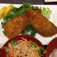 Tai Katsu (fish) · Fried Snapper cutlets