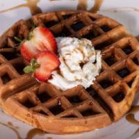 UFW - Taro Waffle · Taro Waffle topped w/ whip cream, brown sugar, honey boba and real strawberry.
* Please note...