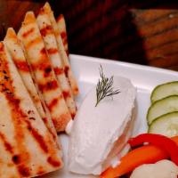 Taramosalata/Cod Roe · Traditional Greek spread of whipped cod roe and bread. Served with house made grilled pita, ...