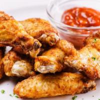 Chicken Wings · Crispy hot fried chicken wings.