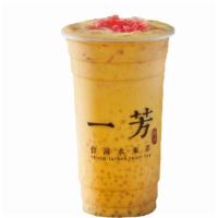 Mango Pomelo Sago / 楊枝甘露 · A classic Hong Kong-style dessert reinvented into a refreshing drink by blending mango juice...