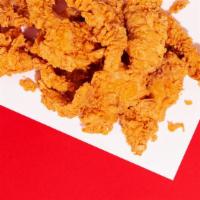 12 Tenders · Hand breaded crispy chicken tenders with your choice of sauce!