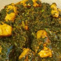 Palak Chicken · Chicken cooked with spinach and spices