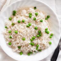 Plain Rice · Steamed basmati zafran rice.