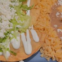 3 Tacos de Birria y Consomé / 3 Spicy  Meat Tacos and Consomme · 