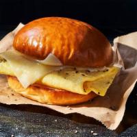 Bacon, Scrambled Egg & Cheese On Brioche · 460 Cal. Applewood-smoked bacon, scrambled egg, aged white cheddar, salt and pepper on Brioc...