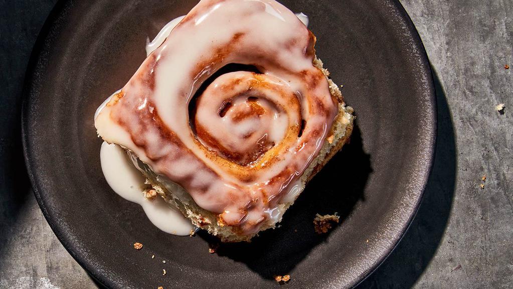 Vanilla Cinnamon Roll via Panera Bread