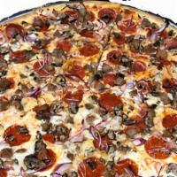 Pepperoni & Meatballs Pizza (10