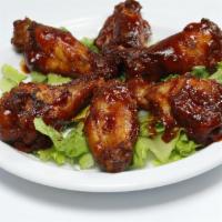 BBQ Wings (Small) · Small is 6 pieces, large is 12 pieces family is 25 pieces.