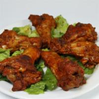 Hot Wings (Small) · Small is 6 pieces, large is 12 pieces, family is 25 pieces.