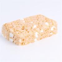 Marshmallow Bar · Homemade marshmallow cream folded with gluten-free crispy rice puffs and mini marshmallows. ...