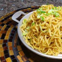 Garlic Noodle · Vegetarian. Spaghetti sautéed with Garlic butter.