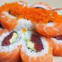 Orange Blossom Roll · Tuna, avocado / fresh salmon.