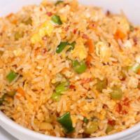 Schezwan Fried Rice - Egg · Schezwan Fried Rice is a vibrant, spicy, tasty and popular Indo Chinese recipe of stir-fried...