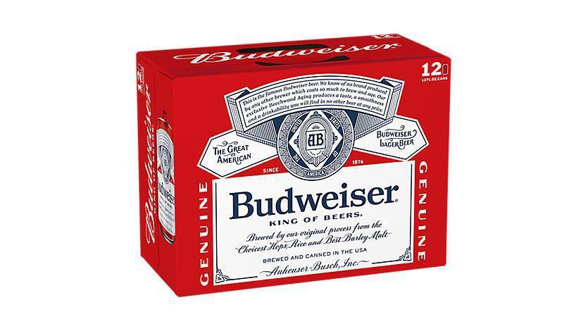 Budweiser Beer Can (12 oz x 12 ct) · 