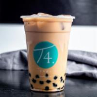 Roasted Oolong Milk Tea · Oolong Tea base with Non Dairy Creamer, and Fructose.  Goes well with most toppings.