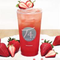 Strawberry Green Tea · * Cold only
* Strawberry jam with jasmine green tea