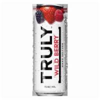 Truly Hard Seltzer Wild Berry (24 Oz) · Truly Wild Berry blends the naturally sweet flavors of juicy strawberries, raspberries & bla...