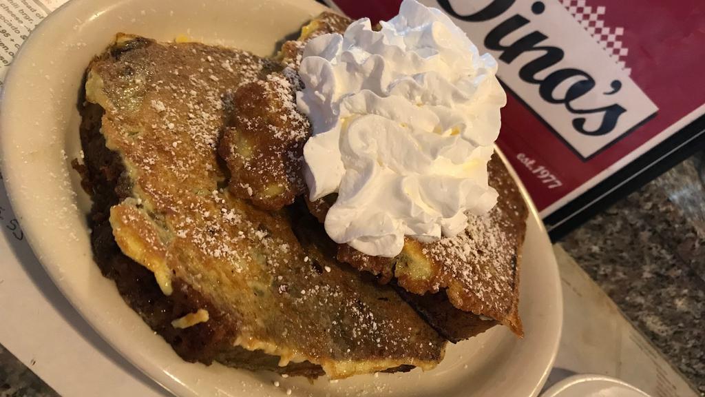 French Toast (Half Order) · Two pieces of French Toast