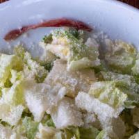 Caesar Salad · Romaine, grana, anchovies, bretzel croutons, house-made dressing