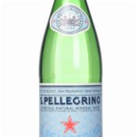 San Pellegrino Sparkling Water · 16.9 oz bottle.